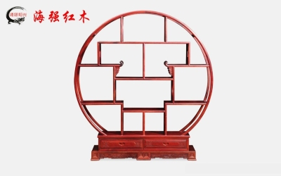 圆形多宝阁，博古架